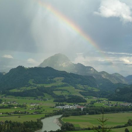 Pension Schoene Aussicht Kuchl Buitenkant foto
