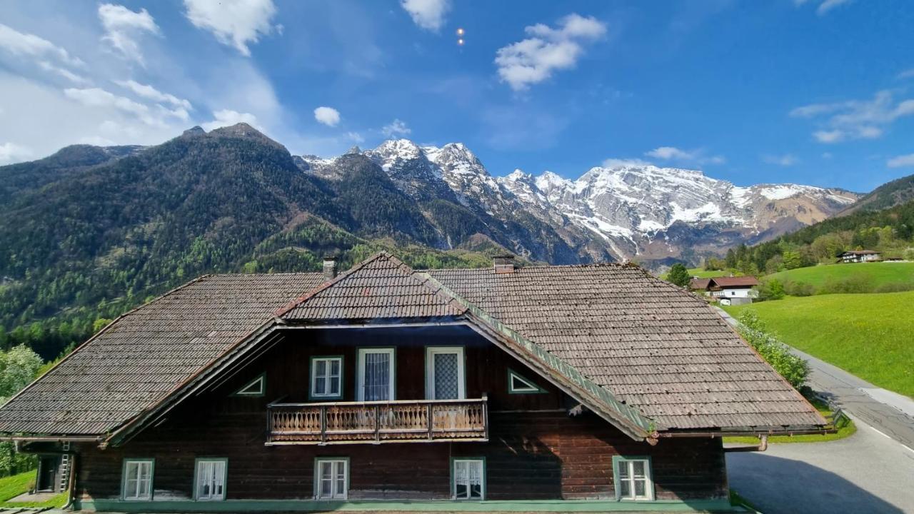 Pension Schoene Aussicht Kuchl Buitenkant foto