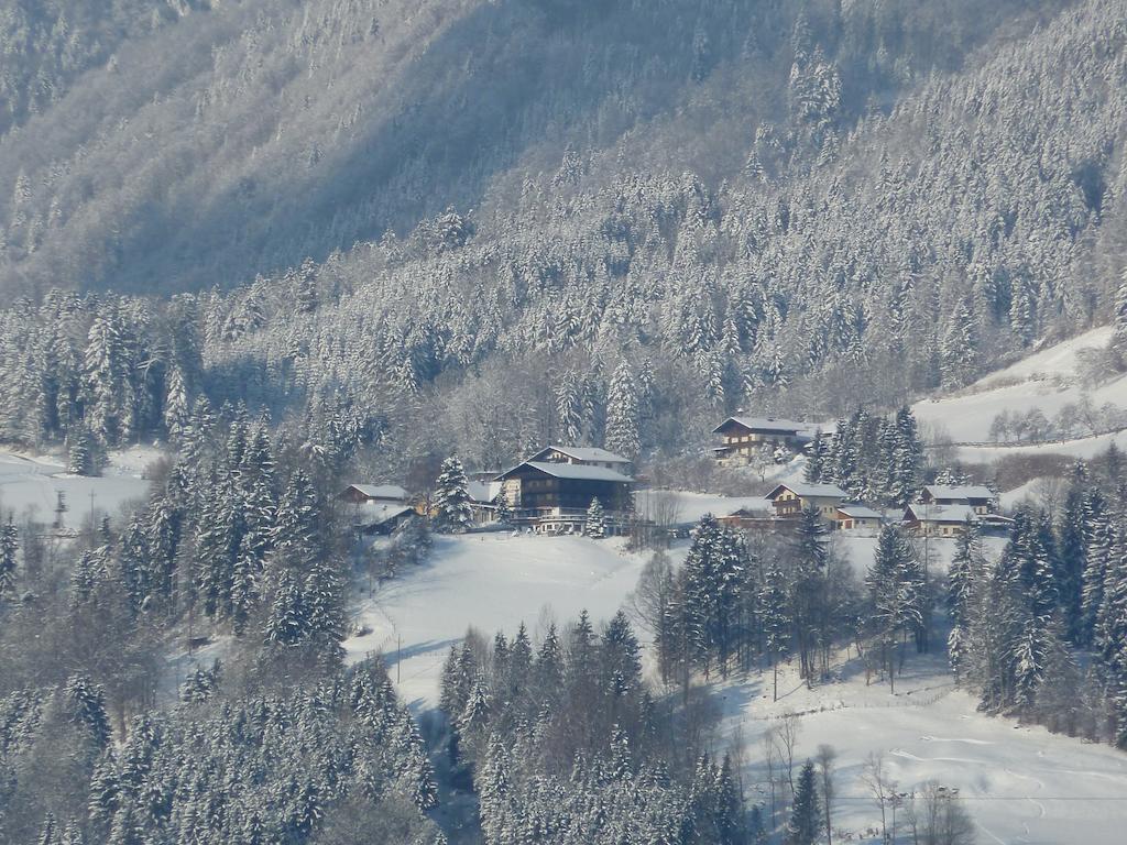 Pension Schoene Aussicht Kuchl Buitenkant foto